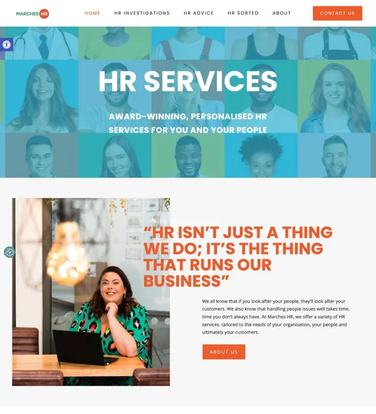 HR services for service-based businesses, specialising in personalised HR solutions to support your organisation and improve staff management and customer satisfaction.